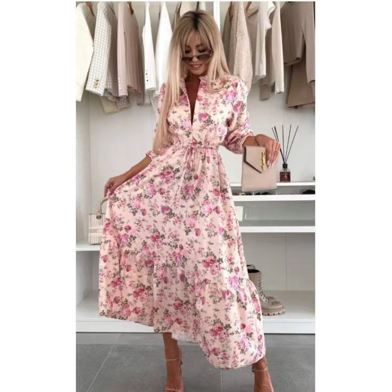 Women's French Elegant Retro Style Dopamine Wear Suspender Dress Women