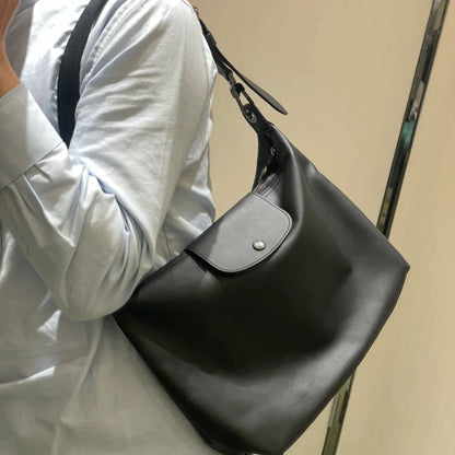 Hobo Underarm bag, boho grey women's bag, Crossbody shoulder bag, large capacity versatile women's hobo bag