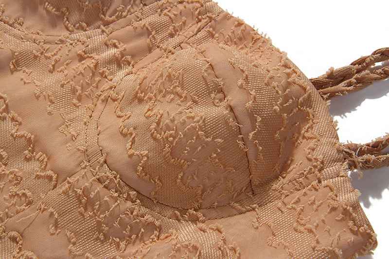 Double Shoulder Strap Simple Versatile Solid Color Dress Elegant Sexy Sleeveless Strap Pleated A Line dress