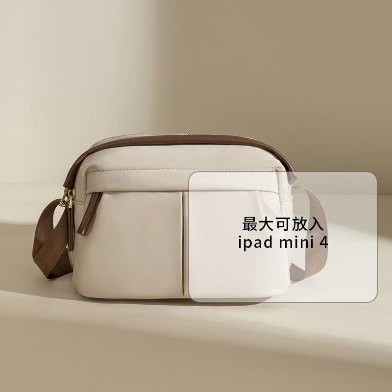 Small women's crossbody bag, fashionable small bag versatile, shoulder bag commuting solid color, simple square bag small