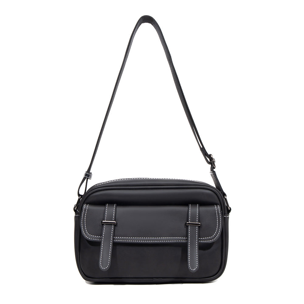 Men's casual retro shoulder crossbody bag, fashion messenger bag crossbody small