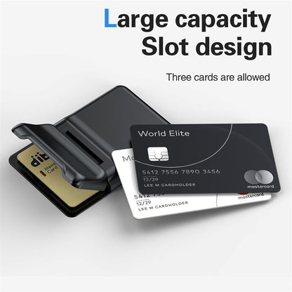 MagSafe Wallet for iPhone - Heavy Duty MIL-STD Snap-On Phone Magnetic Wallet and Phone Card Holder - Detachable and Slim Hard Case for iPhone 17 Pro Max /16 Pro Max/15/14/13/12 Series -dropshippingabc.com