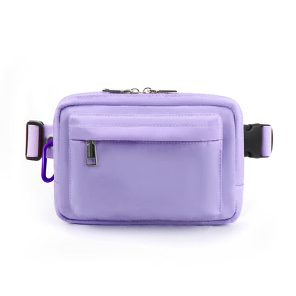 Riñonera de pecho de nailon – Riñonera deportiva para correr al aire libre y bandolera para hombre y mujer – Ligera, resistente y con estilo 