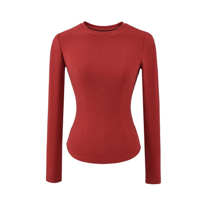 Hourglass Waist Long Sleeve T-Shirt
