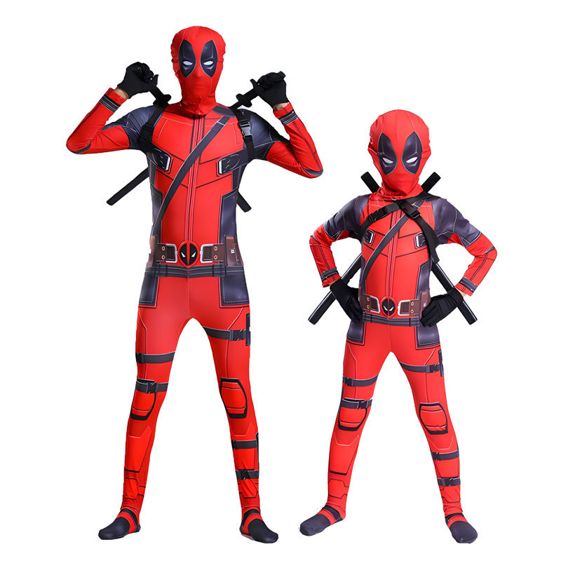 Mallas de Deadpool, disfraces infantiles, cosplay, Halloween, ropa de baile de Deadpool, disfraces de anime para hombre 