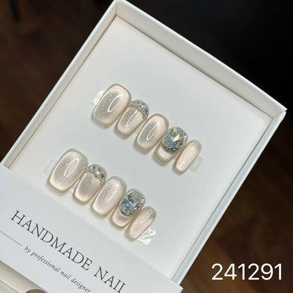 1028- Handmade press on nails fake nails removable
