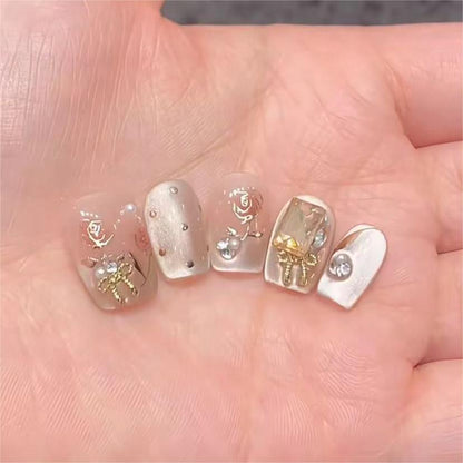 0953- Handmade press on nails fake nails removable