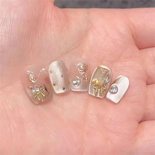 0953- Handmade press on nails fake nails removable