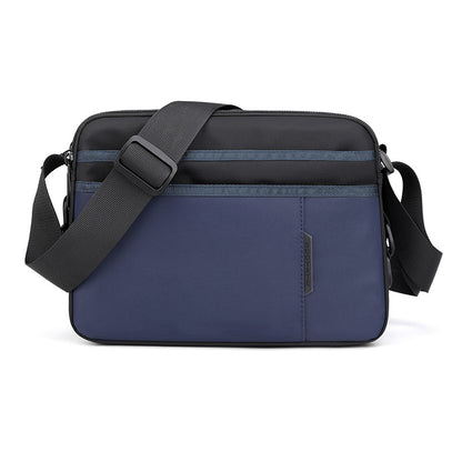 Bolso bandolera ligero para hombre, bolso pequeño de hombro para negocios, bolso de viaje sencillo e informal, bolso bandolera cuadrado pequeño para hombre 