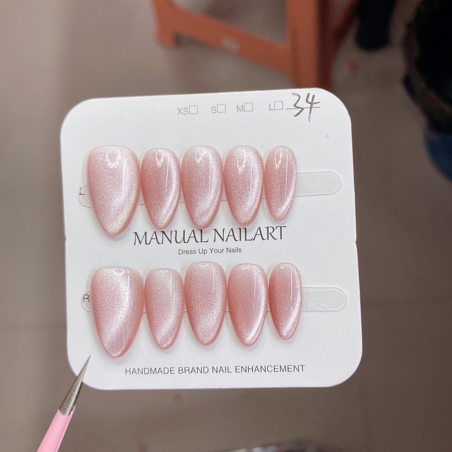 1027- Handmade press on nails fake nails removable