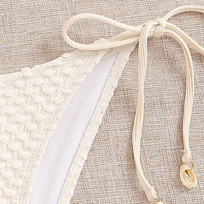 Women's Bikini Two Piece Swimsuit Shell Minimalist Swimsuit Set