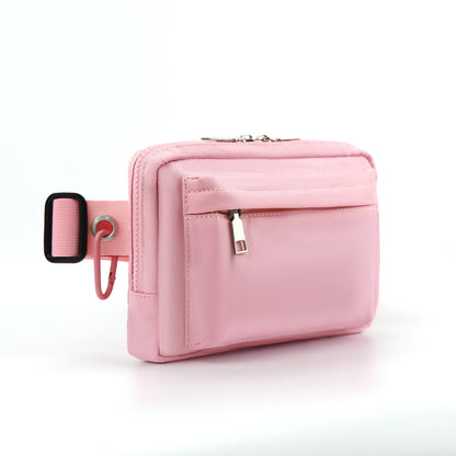 Riñonera de pecho de nailon – Riñonera deportiva para correr al aire libre y bandolera para hombre y mujer – Ligera, resistente y con estilo 