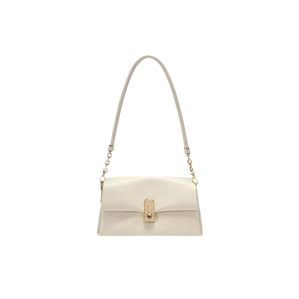 Bolso bandolera pequeño color beige, bolso de hombro blanco glaciar para mujer, bolso de mano para desplazamientos diarios, bolso hobo versátil para mujer 