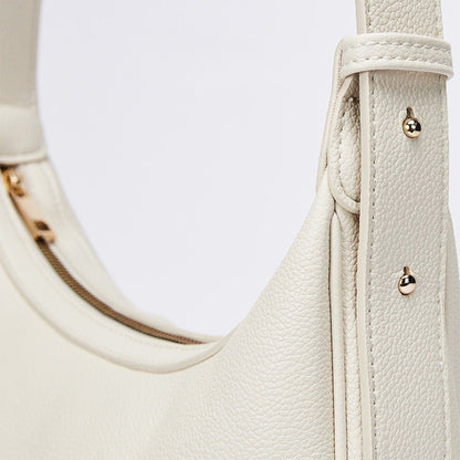 Bolso de media luna, bolso de hombro ajustable, bolso hobo para mujer 