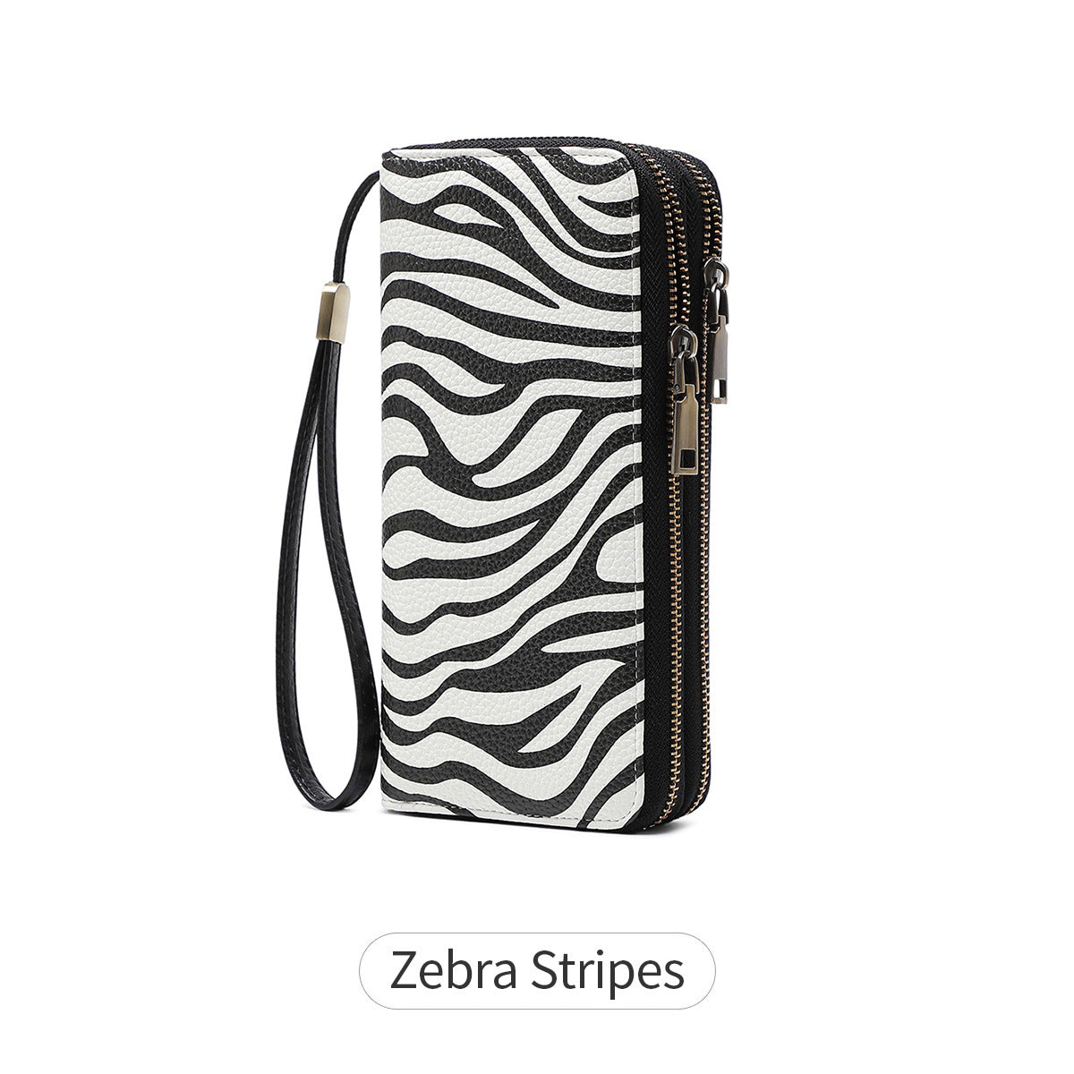RFID anti-theft brush, women's long wallet, retro cow pattern organ card bag, large capacity clutch bag. -dropshippingabc.com