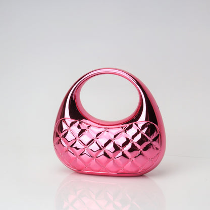 Bolso acrílico brillante tipo concha, bolso de noche brillante y colorido, bolso de mano informal, bolso de fiesta, bolso de graduación, bolso de fiesta, bolsos de graduación, bolso de mano. 