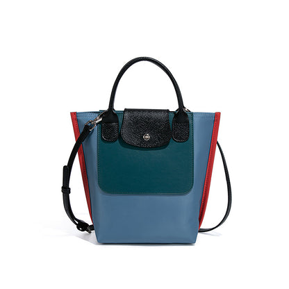 Bolso tote elegante de nailon a juego - Bolso de hombro de gran capacidad, bolso de mano de moda de alta calidad para mujer, estilo cruzado versátil