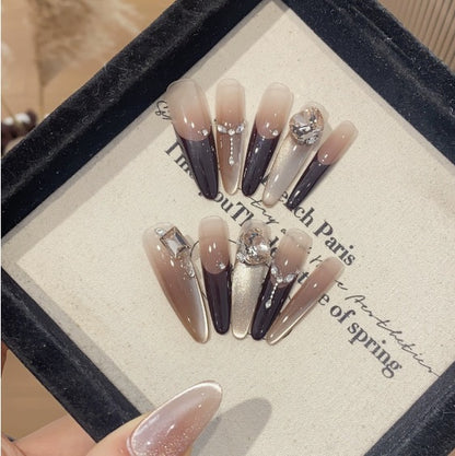 1034- Handmade press on nails fake nails removable