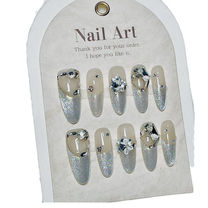 0957- Handmade press on nails fake nails removable
