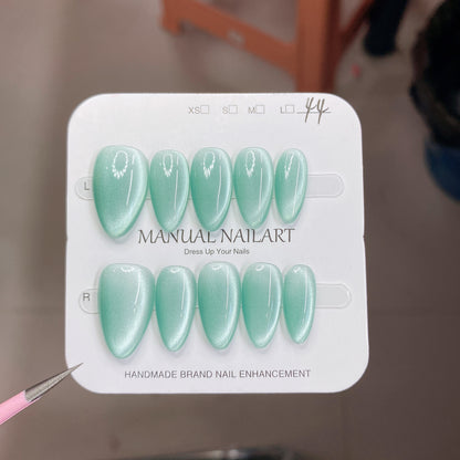 1027- Handmade press on nails fake nails removable