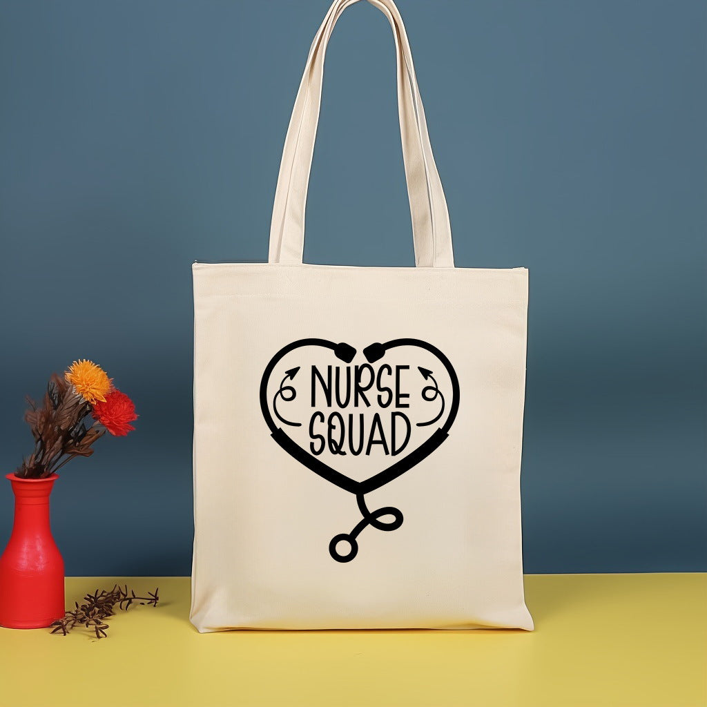 Bolso bandolera de lona estampada, bolso de compras moderno y ligero, bolso de algodón de gran capacidad, paquete de 2 unidades tipo hobo. 