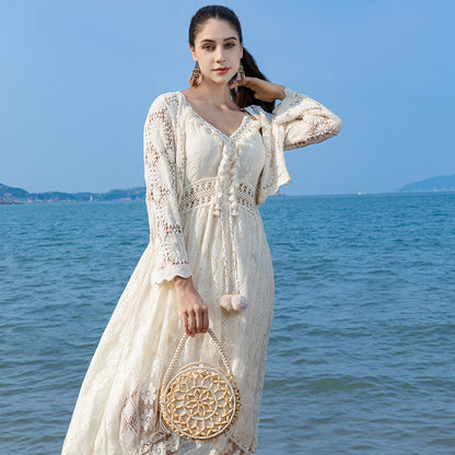 Bolso pequeño redondo de madera con cuentas, bolso tejido a mano, bolso de playa para mujer, bolso pequeño con cuentas 