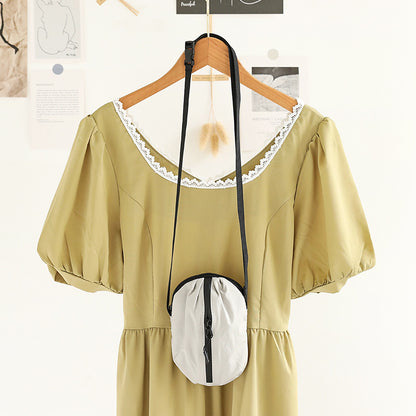 Adorable Mini Mobile Phone Bag for Females – Trendy Versatile Nylon Shopping Small Crossbody Bag