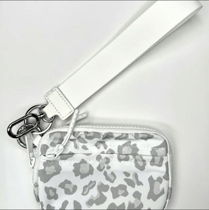 Bolsa de PVC transparente para tarjetas – Bolso de muñeca portátil para guardar tarjetas bancarias y monedas 