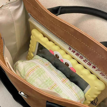 Bolso tote grande, bolso tote de ante mate, bolso con asa superior, bolso de hombro para ir al trabajo 