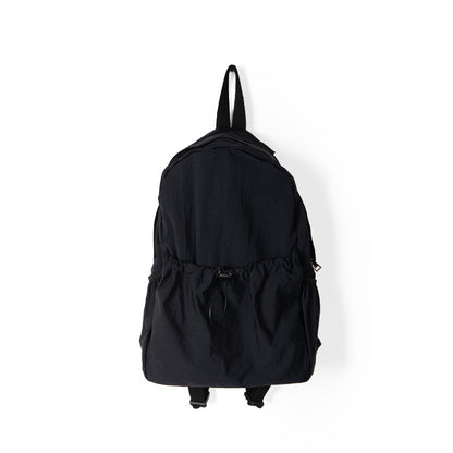 Mochila impermeable con cordón ajustable para mujer, versátil y ligera, ideal para viajes, con gran capacidad para libros y libros. Mochila de nailon ligera. 