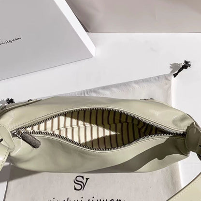 Bolso pequeño de hombro, bolso de hombro de diseño femenino para primavera, bolso hobo elegante 