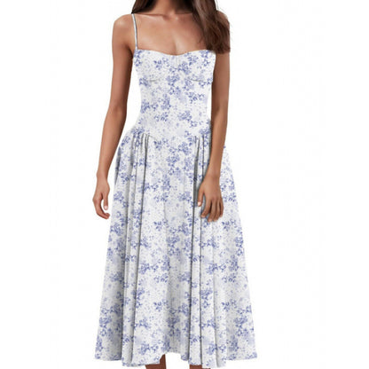 Women's French Elegant Retro Style Dopamine Wear Suspender Dress Women
