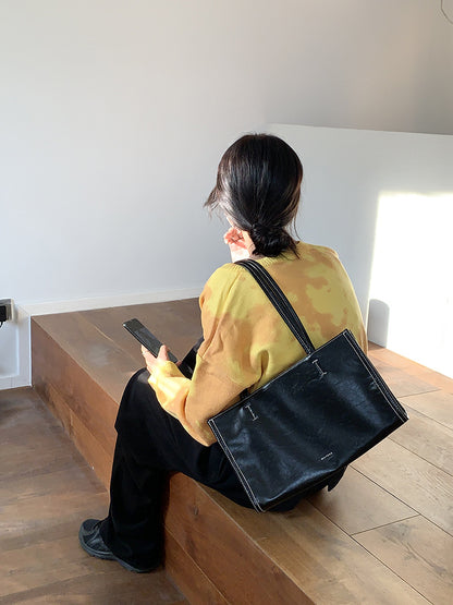 Bolso tote elegante, bolso de hombro de gran capacidad, bolso tote chic, bolso informal para mujer, bolso elegante y clásico para ir al trabajo 