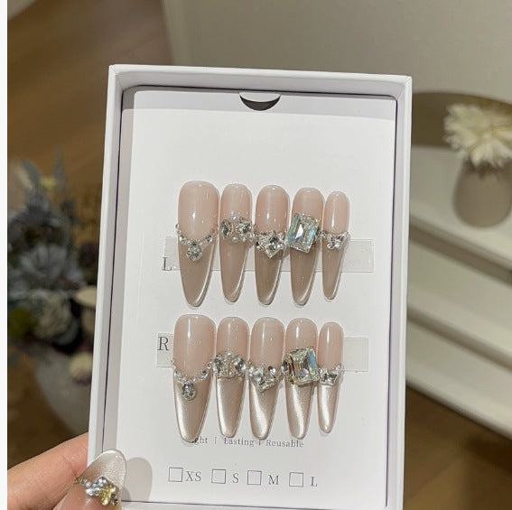 1034- Handmade press on nails fake nails removable