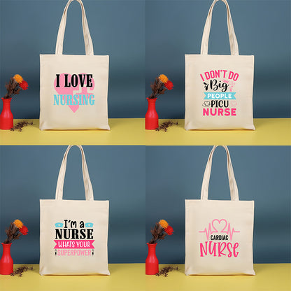 Bolso bandolera de lona estampada, bolso de compras moderno y ligero, bolso de algodón de gran capacidad, paquete de 2 unidades tipo hobo. 