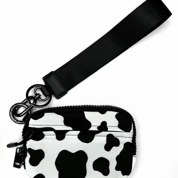 Bolsa de PVC transparente para tarjetas – Bolso de muñeca portátil para guardar tarjetas bancarias y monedas 