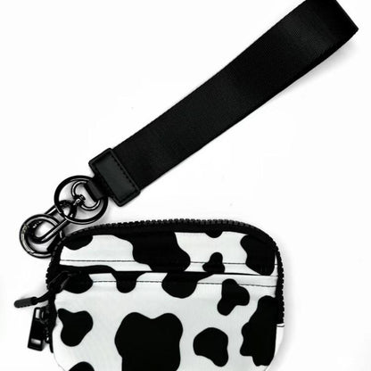 Bolsa de PVC transparente para tarjetas – Bolso de muñeca portátil para guardar tarjetas bancarias y monedas 