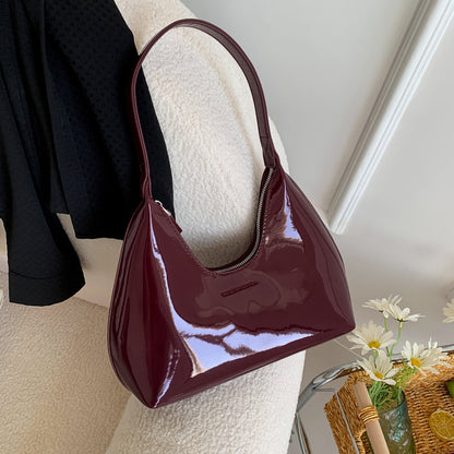 Shiny Small Shoulder Bag Patent leather