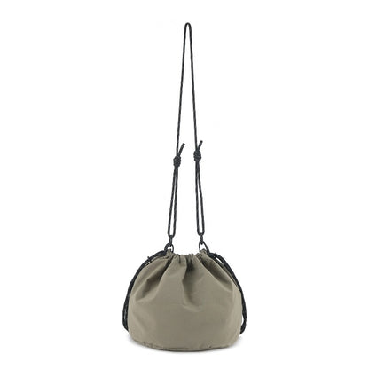 Bucket Bag stylish, Dual Drawstring Crossbody Bag Men's, Outdoor Sports and Leisure Bag