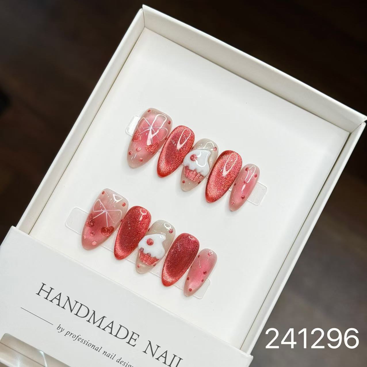1030- Handmade press on nails fake nails removable
