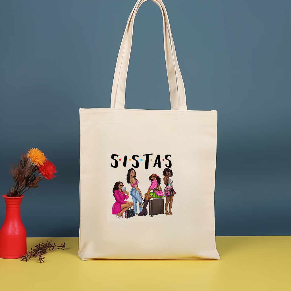 Bolso bandolera de lona estampada, bolso de compras moderno y ligero, bolso de algodón de gran capacidad, paquete de 2 unidades tipo hobo. 