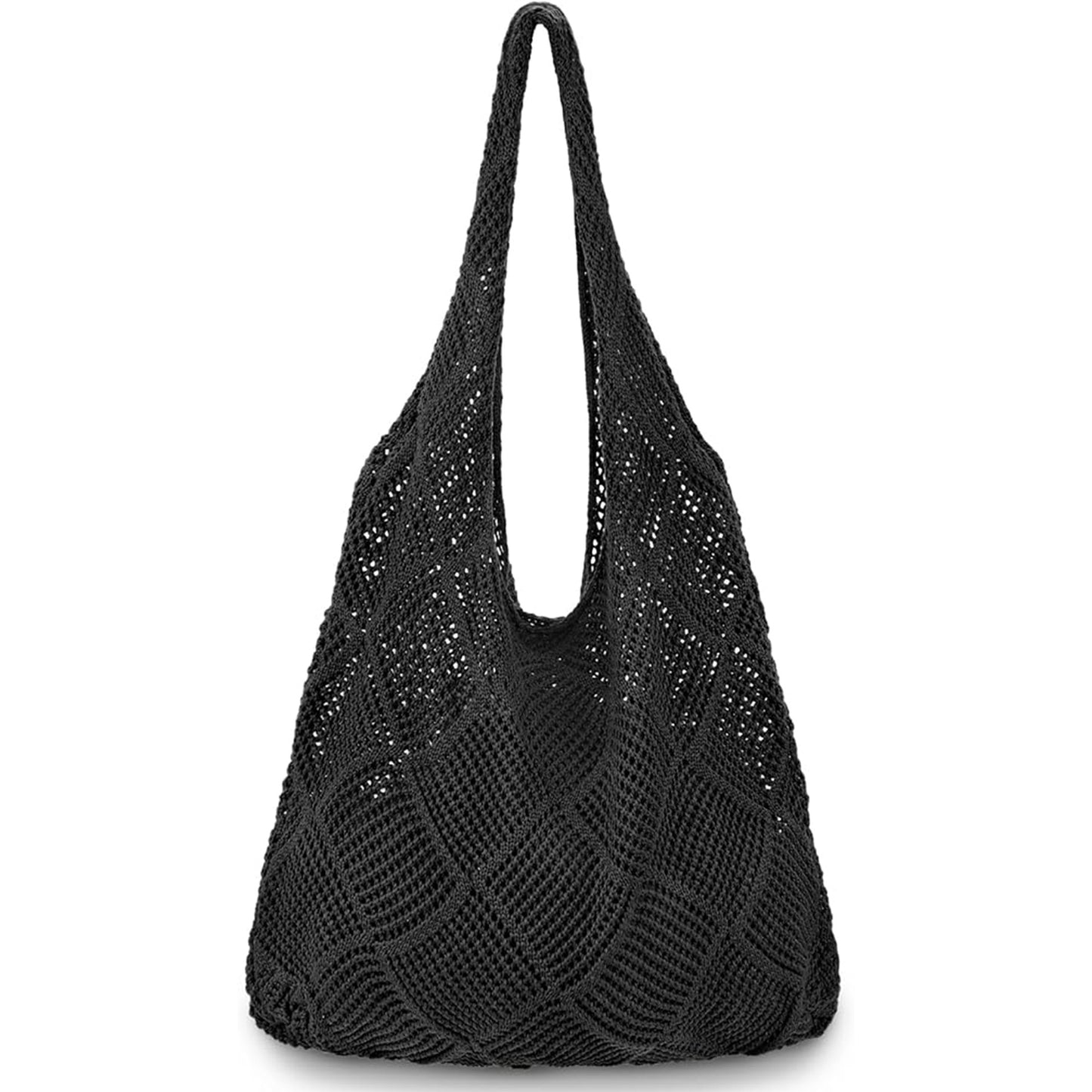 Bolsos hobo para mujer, bolsos de punto, bolsos calados, bolsos de hombro de punto para mujer, bolsos holgados, bolso hobo de hombro. 