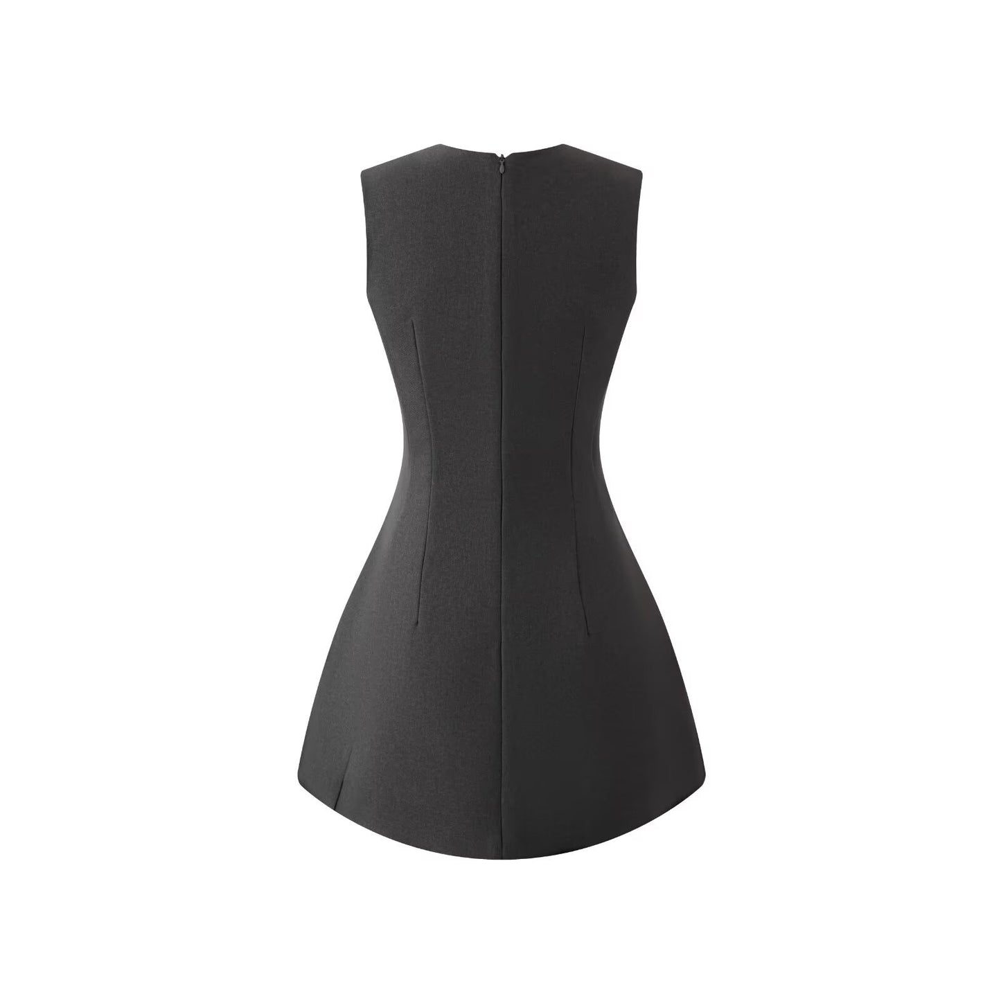 French Retro Sleeveless Slip Dress