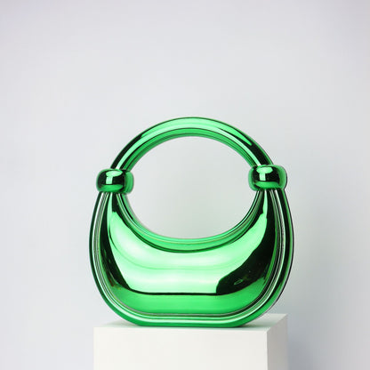 Bolso de mano pequeño y versátil de acrílico para cena, noche, informal, fiesta, graduación.