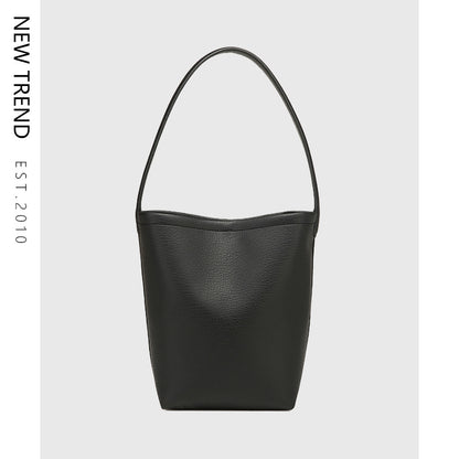 Bolso de mano versátil de diseño, bolso hobo, bolso tipo cubo texturizado para mujer 