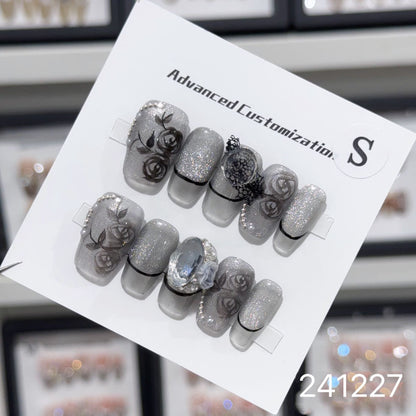 1030- Handmade press on nails fake nails removable