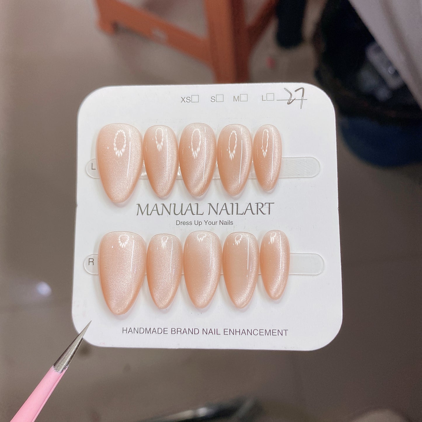 1026- Handmade press on nails fake nails removable