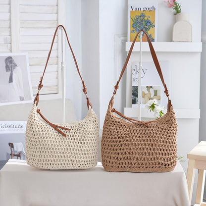 Versatile Casual Vacation Beach Bag - Fashion Shoulder Crossbody Purse