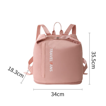 Mochila deportiva, bolsa de ejercicio con compartimentos para ropa húmeda y seca, bolsa de viaje de gran capacidad, bolsa de playa/natación 