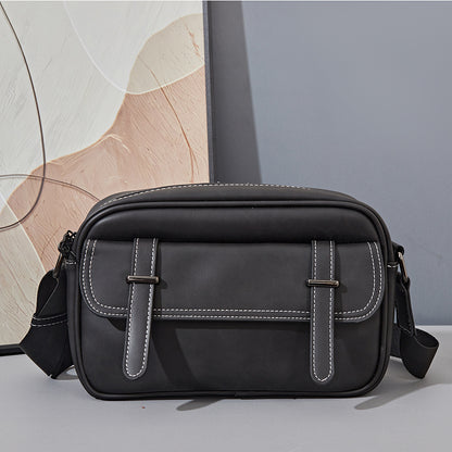 Men's casual retro shoulder crossbody bag, fashion messenger bag crossbody small